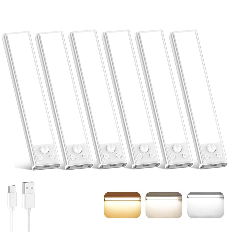 TAILEDEN Under Cabinet Lightsm,76LED Motion Sensor Night Light Indoor