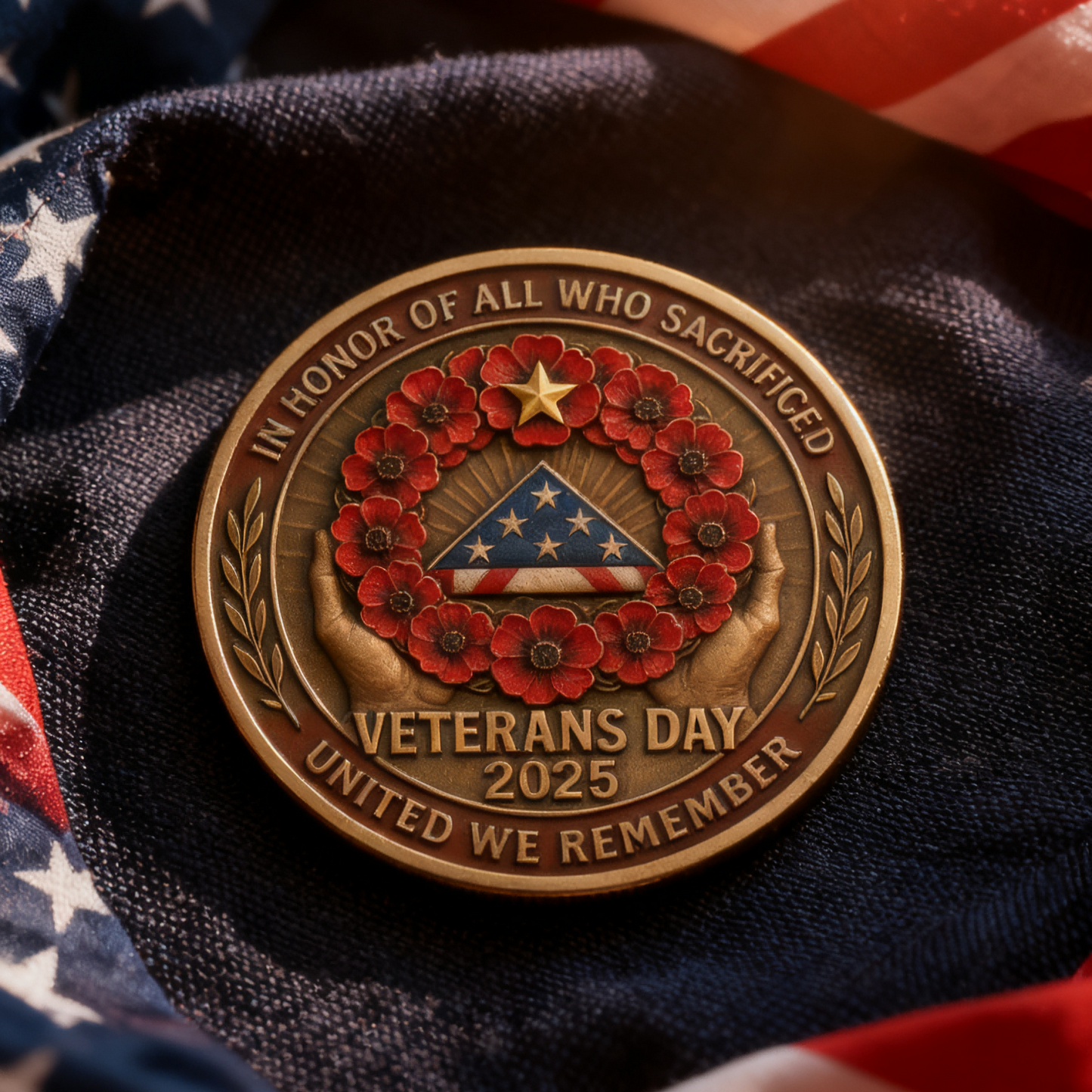 Veterans Day 2025 Commemorative Coin โ Honoring All Who Served ๐บ๐ธ๐บ