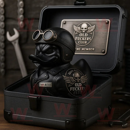 🔥100% Harley-Davidson Skull Duck Resin Ornament