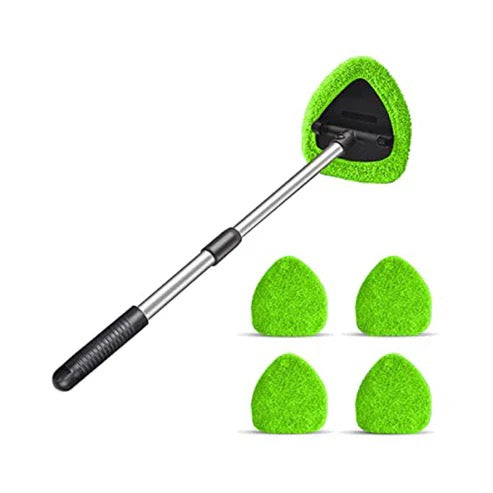 Car Windshield Cleaning Tool Set – Uitschuifbaar & 180° Draaibaar