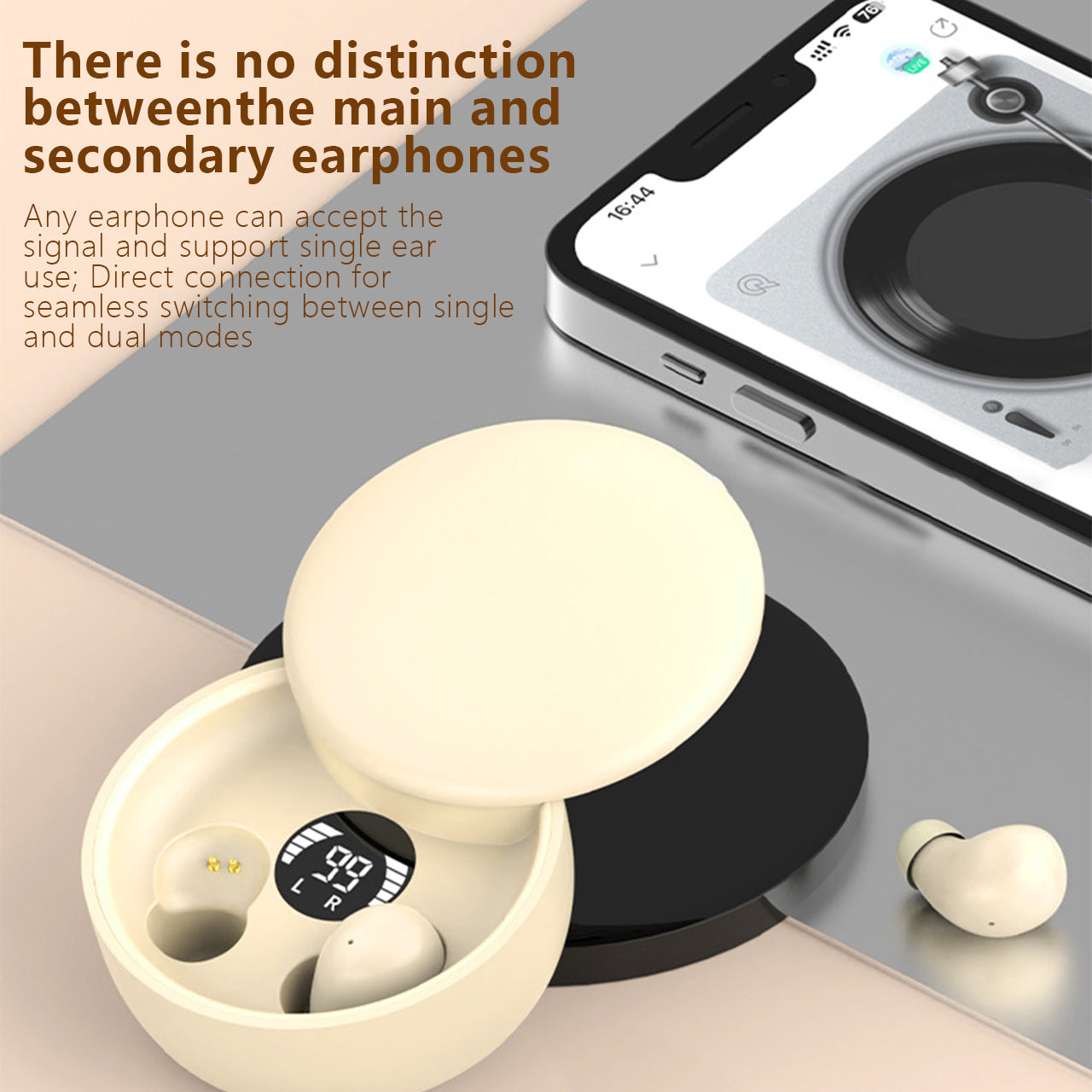 🔥Hot Sale 60% OFF🔥Mini Invisible sleep headphones- BT 5.4, Noise Cancelling, For Sport & Gaming Sleep