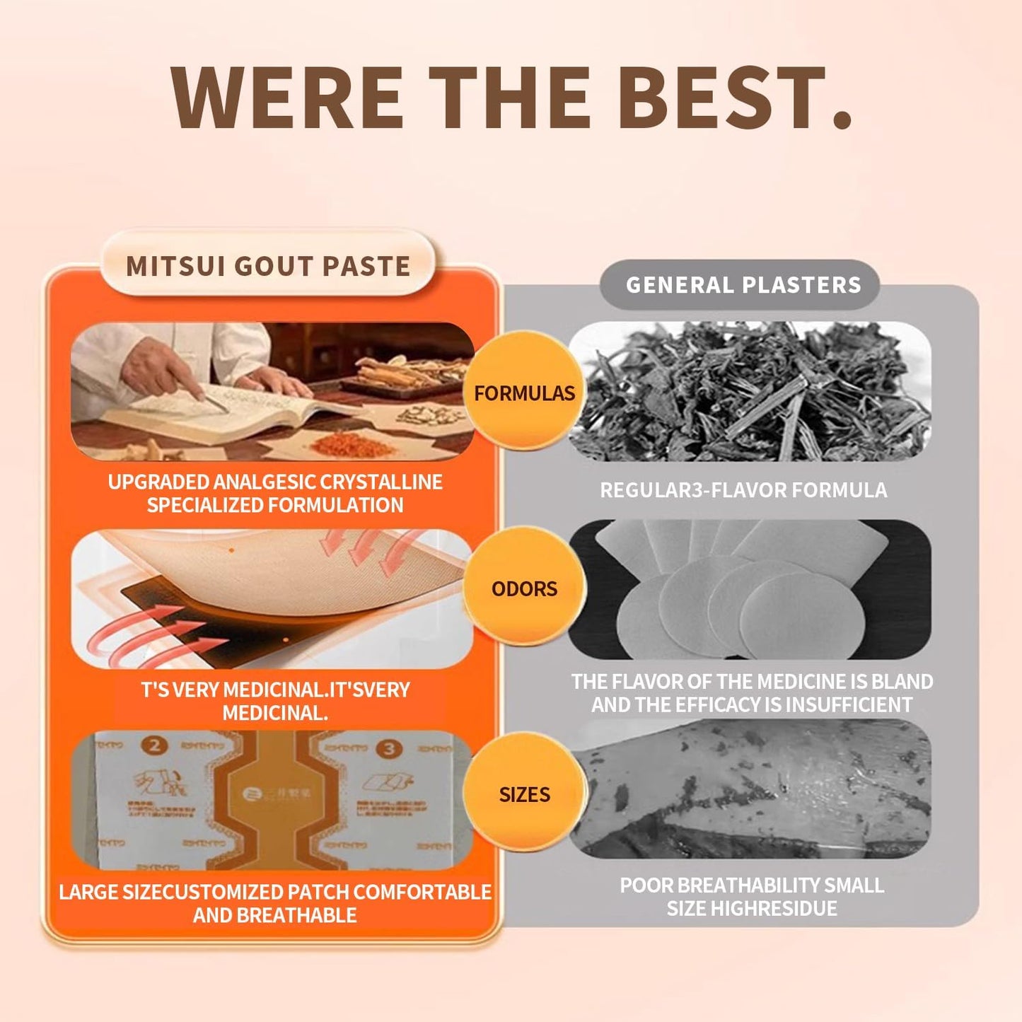 🔥 Back Pain Patch Natural Pain Relief Patches for Knee Neck Shoulder and Joint Pain Muscle Soreness Arthritis Relief