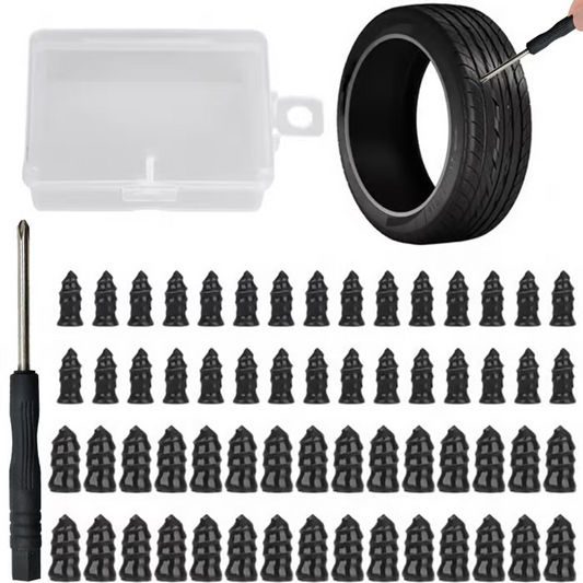 🔩60PCS Tire Repair Rubber Nails Kit with 2 Sizes