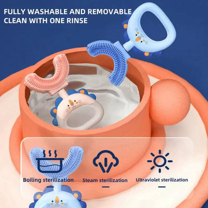 Baby Toothbrush Non - Manual |U-shaped |Soft Bristles, BPA Free | 2 - 6 Pack #dealsforyoudays - Lefreniy