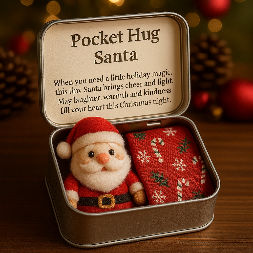 🔥Early Christmas Sale 50% -🎄❤️Christmas Pocket Hug Gift with Stocking🧦