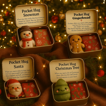 🔥Early Christmas Sale 50% -🎄❤️Christmas Pocket Hug Gift with Stocking🧦