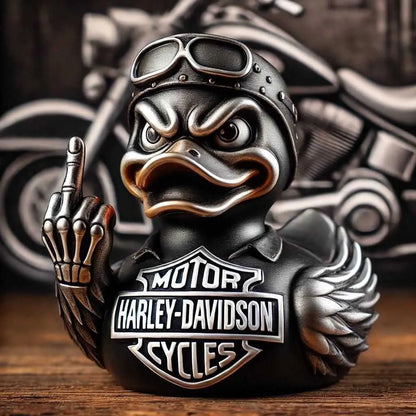 🔥100% Harley-Davidson Skull Duck Resin Ornament