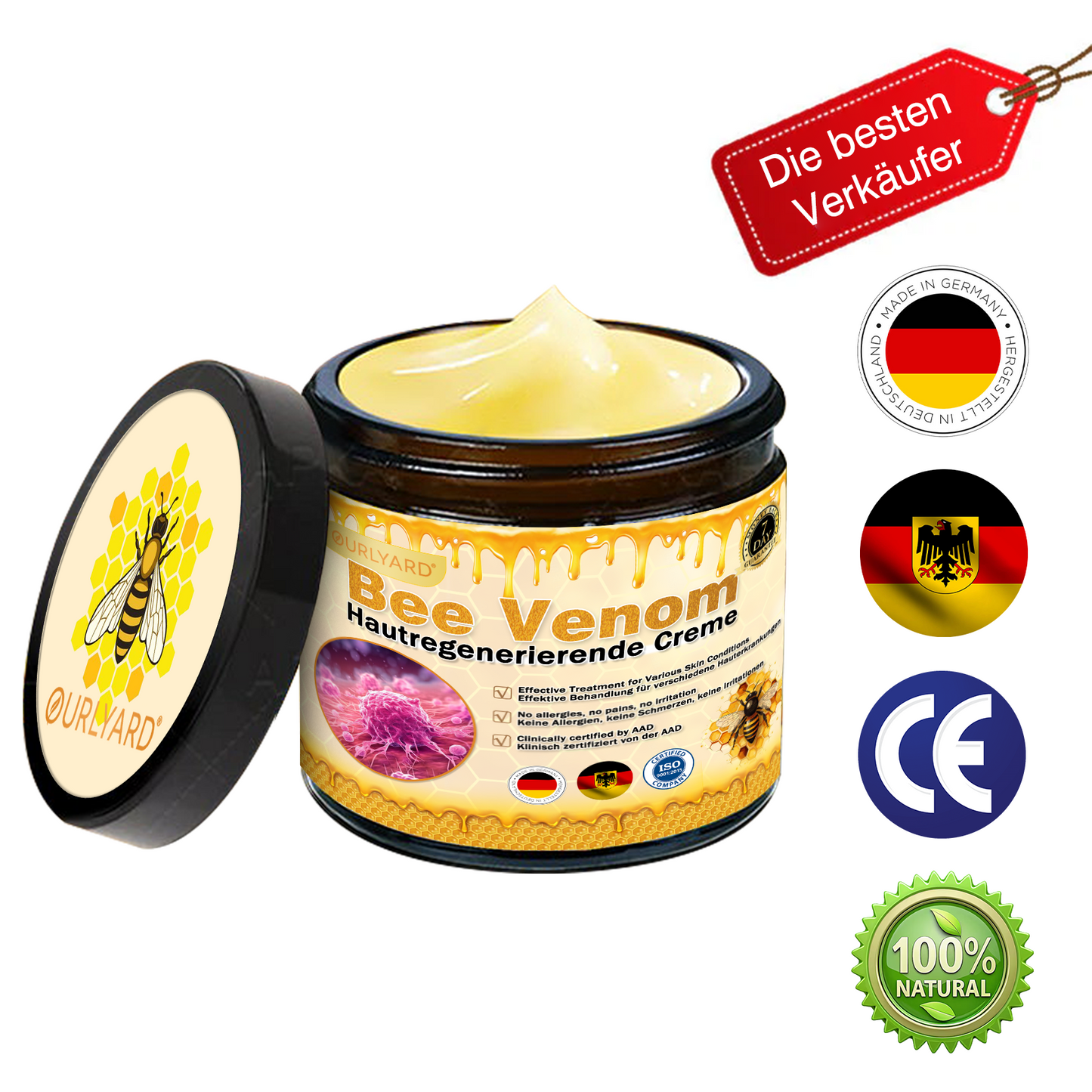 🔥Ourlyard® Bee Venom Pro Comprehensive Cream — 🔥80% OFF for a Limited Time🔥