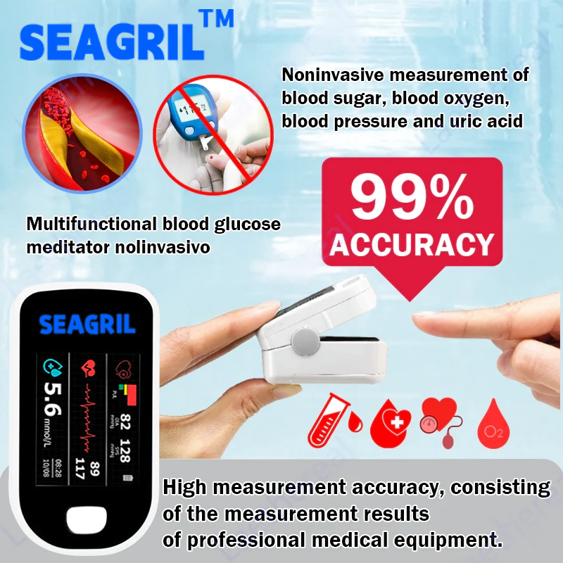 🔥🔥SEAGRIL™ Advanced Non-Invasive GlucoseMonitor-99.9% Accuracy + Exclusive Gift ✅TGA Approved🔥🔥