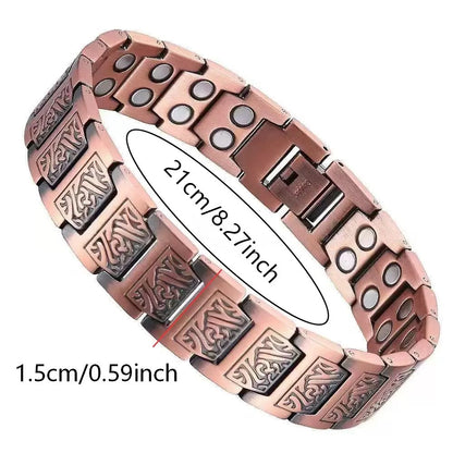 🔥🔥Copper magnetic bracelet🔥🔥——Relieve fatigue and promote blood circulation✨