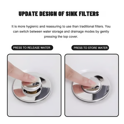 🏆Last Day Promotion 24% OFF🏆Pop Up Sink Drain Strainer----🛀Removes odors and prevents blockages