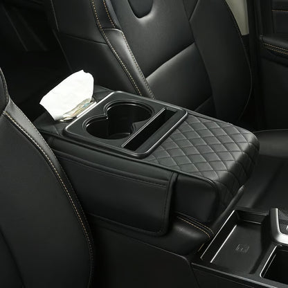 Multifunctional PU Leather Car Armrest Box Mat