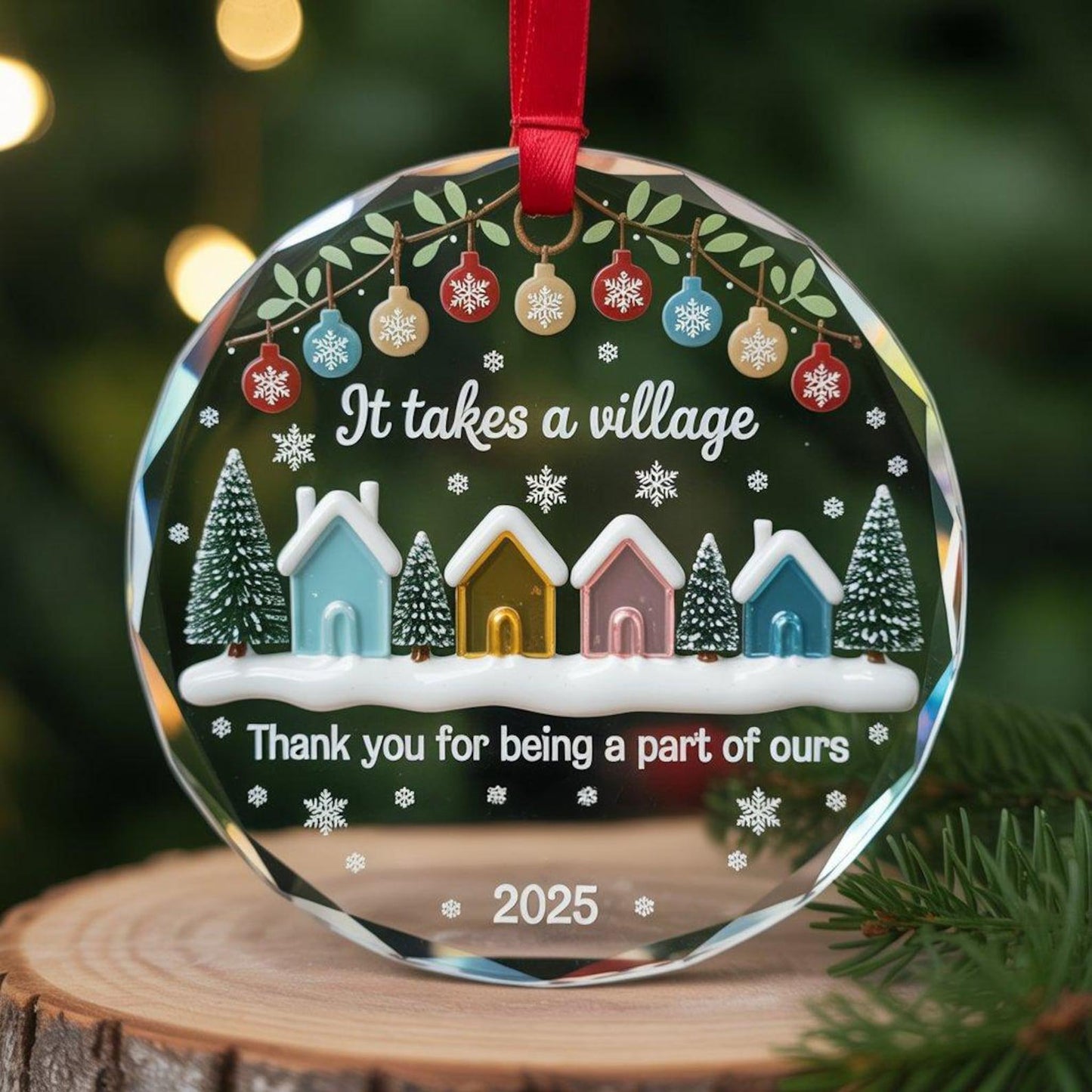Neighbor Ornament 2025 – It Takes a Village