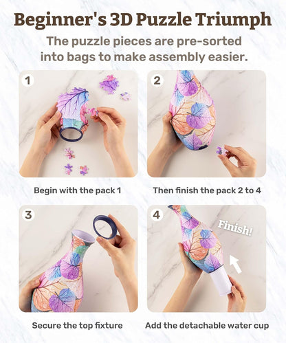 Lefreniy™ - 3D Art Puzzle Vase - Free shipping