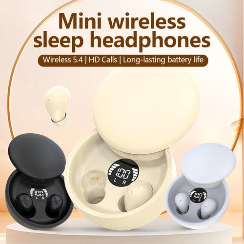 🔥Hot Sale 60% OFF🔥Mini Invisible sleep headphones- BT 5.4, Noise Cancelling, For Sport & Gaming Sleep