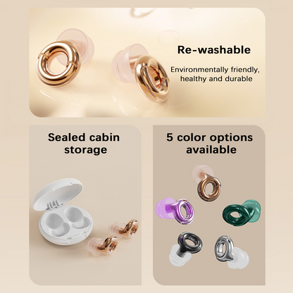 🔥Final 3 Hours: 60% OFF Experience 2：All-in-One Noise-Canceling Earplugs – Sleep, Music & Party Protection - Lefreniy