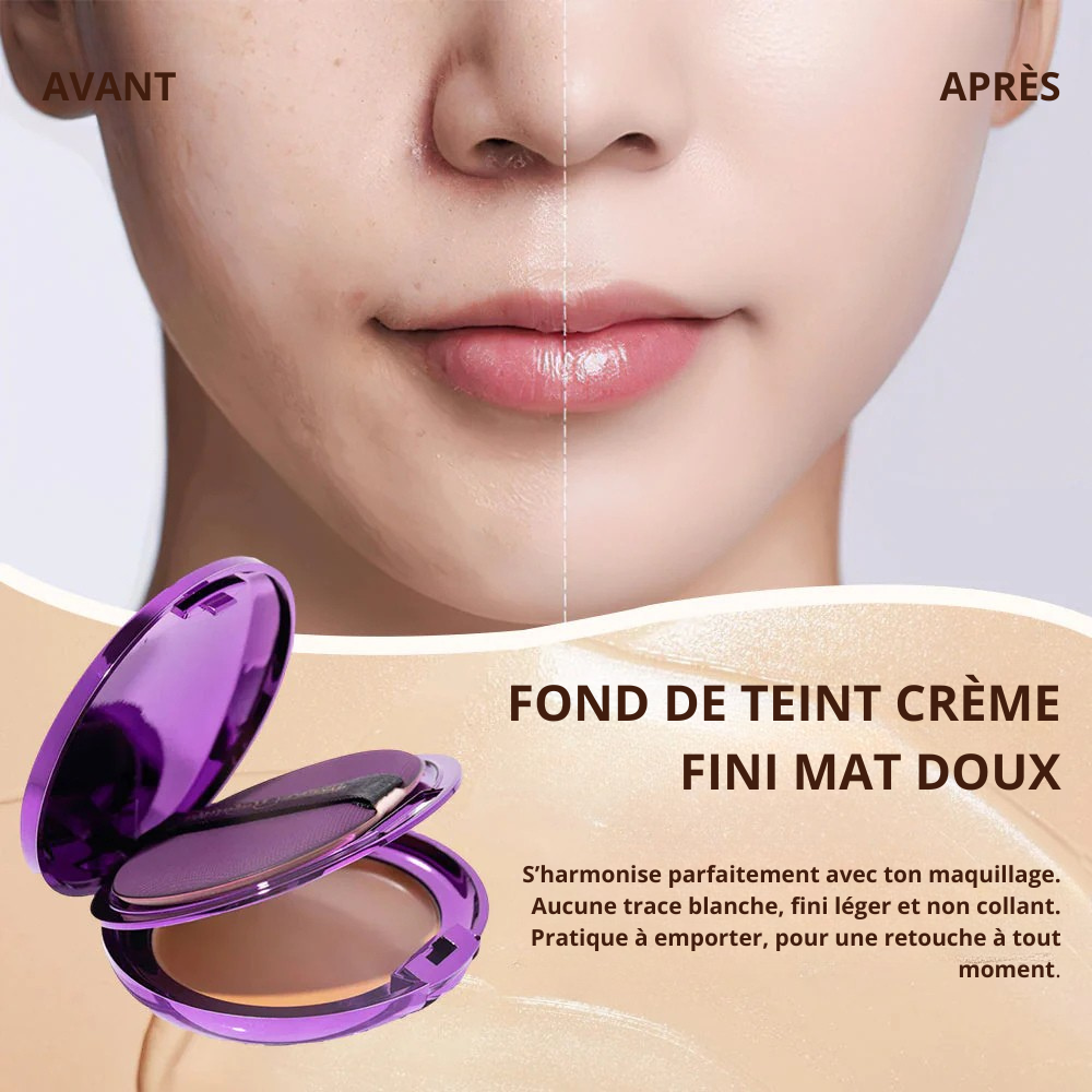 🔥🔥🔥85% off for a limited time：Cream Foundation – Full Coverage & Perfect Finish