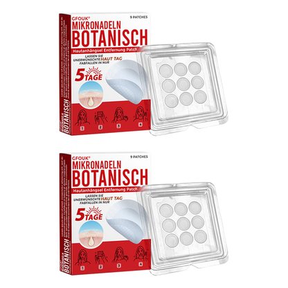 👨🏻‍⚕️🇩🇪 GFOUK® Mikronadel-Botanisches Hautanhängsel-Entfernungspflaster ✅ Hergestellt in Deutschland