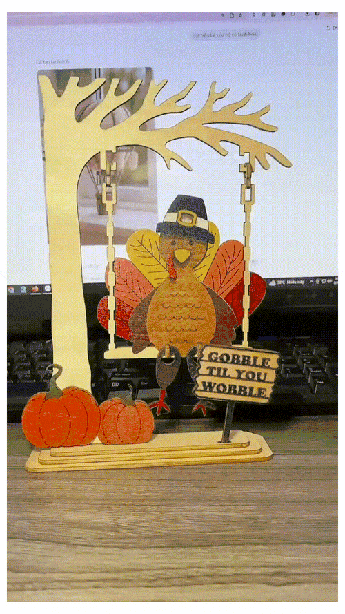 🦃 Swingin' Thanksgiving Turkey Decor 🍂