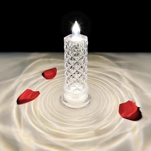 🎁LED Crystal Candle Lights- Romantic Tabletop Night Lights - Lefreniy