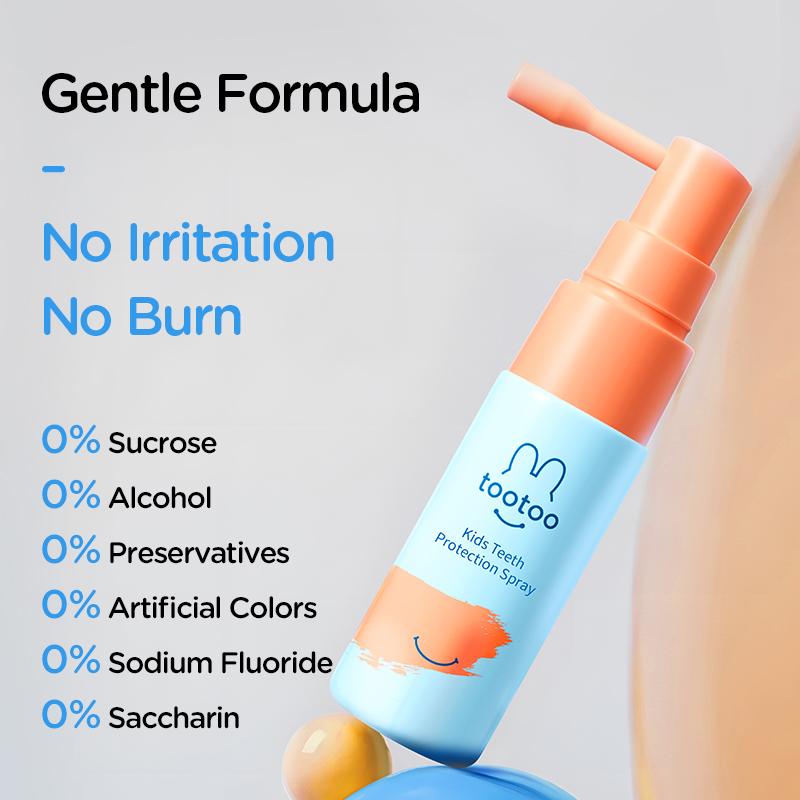 Kids Oral Spray, Toddler Toothpaste Helper Natural Cavity Defense & Fresh Breath, Grape Flavor with Xylitol & Probiotic, Children Anticavity with Fluoride Free, 20ml - Lefreniy