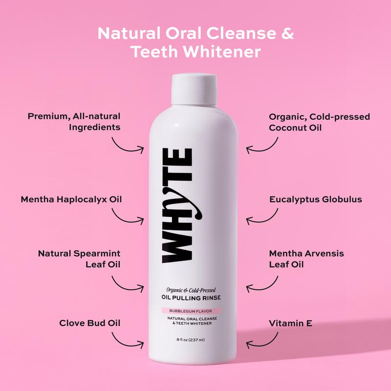 Bubblegum Oil Pulling Rinse - Lefreniy