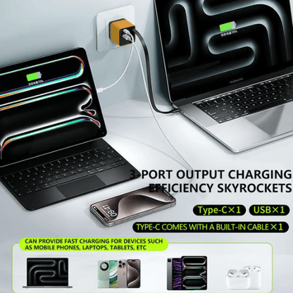 🎁✨3 in 1 Charger Retractable 80W MAX Fast - Lefreniy