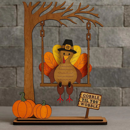 🦃 Swingin' Thanksgiving Turkey Decor 🍂