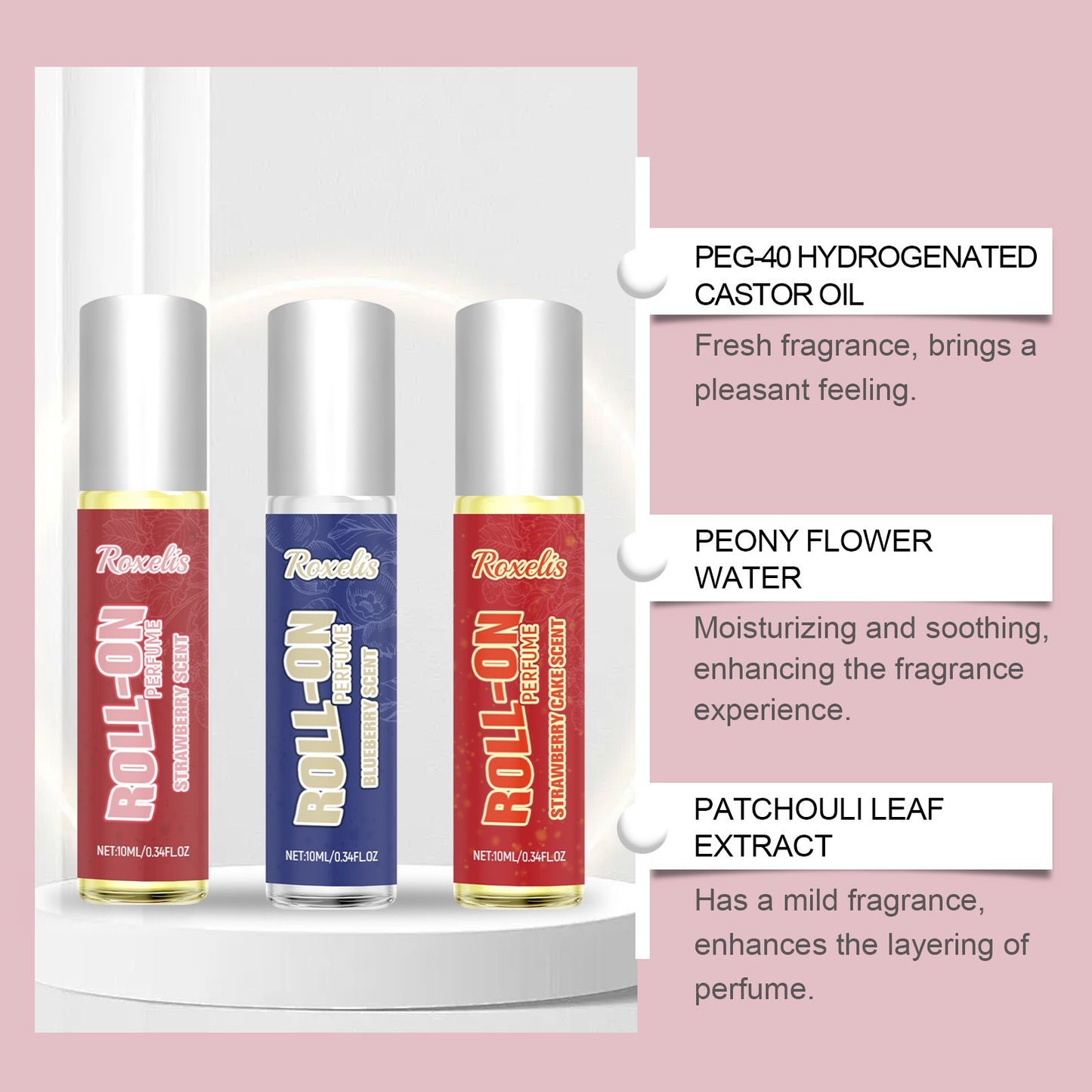 Crazy Little Things Brand Roll On Fragrance Oil - Intense Floral Eau Perfume with Smooth Applicator for Easy Application & Convenient Size Perfect for Any Occasion Long Lasting Scents - Lefreniy