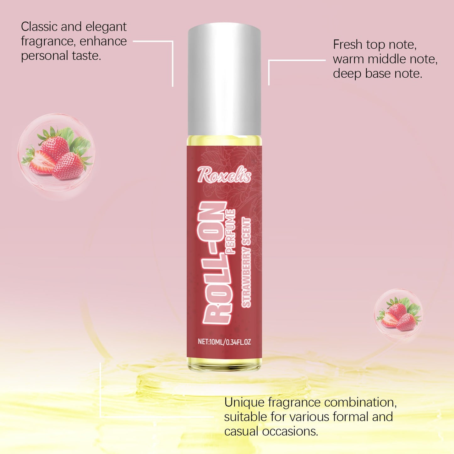 Crazy Little Things Brand Roll On Fragrance Oil - Intense Floral Eau Perfume with Smooth Applicator for Easy Application & Convenient Size Perfect for Any Occasion Long Lasting Scents - Lefreniy